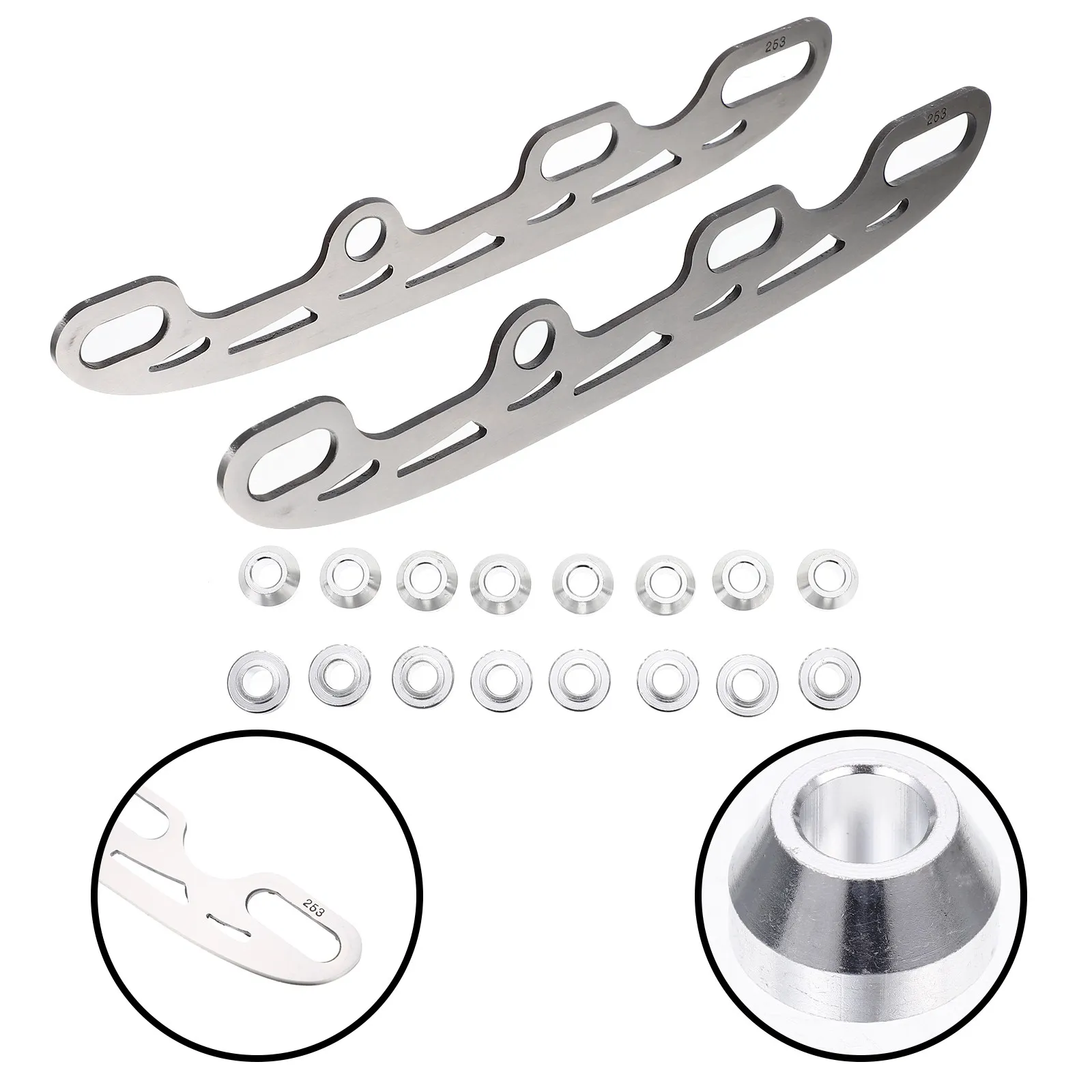 

Skating Replacement Blades Metal Ice Skates Durable Material Practical Use Experience Hockey Figure Shoe Blades Roller Skating