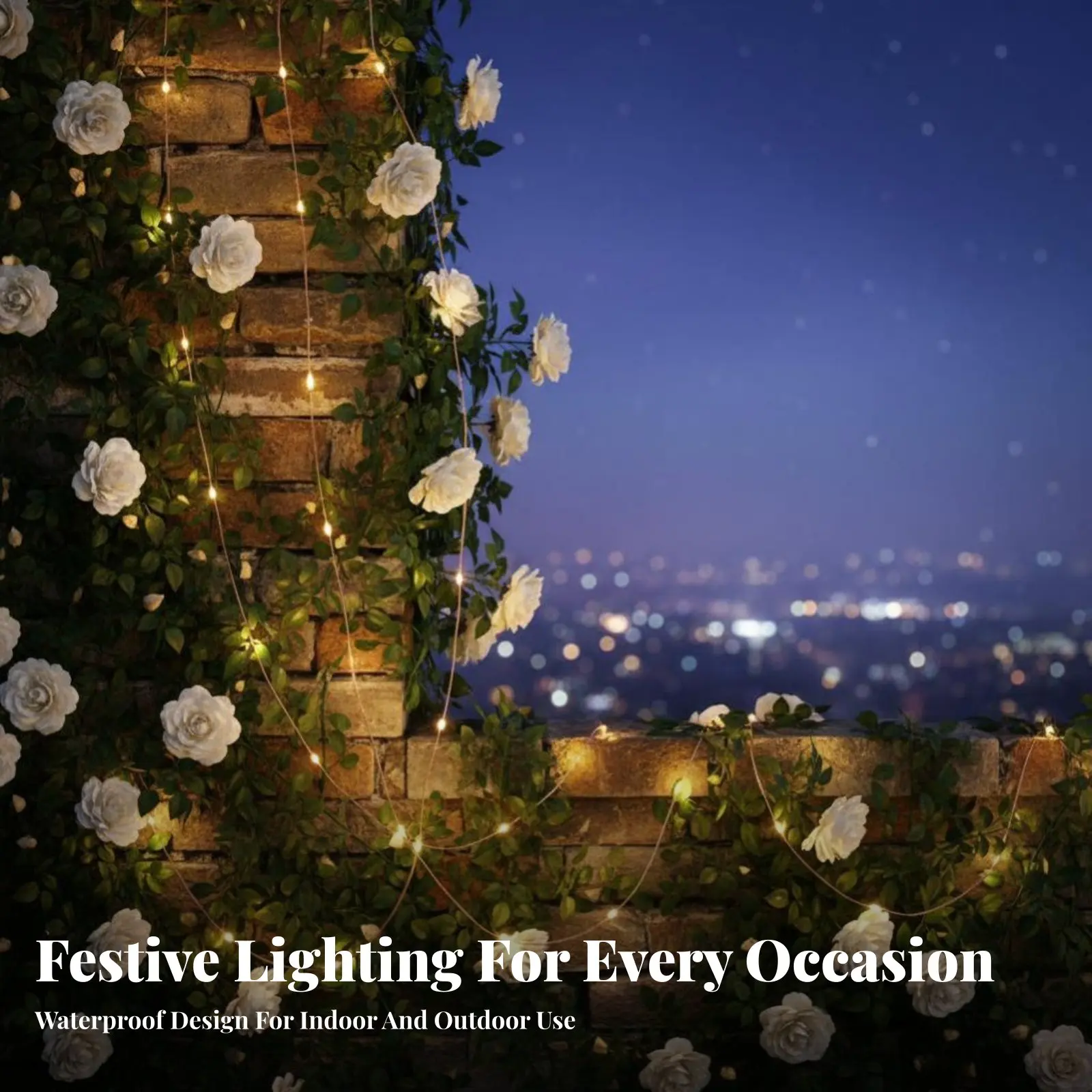 Green Copper Wire Waterproof, Remote Control, Christmas Tree, Wedding, Garden, Fairy Decor view 3