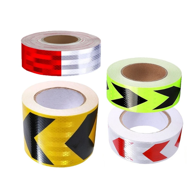 Safety Warning Sticker Glow Tape Car Reflective Tape Traffic Reflector Tape Anti Slip Traction Sticker Non-slip Tape for Stairs