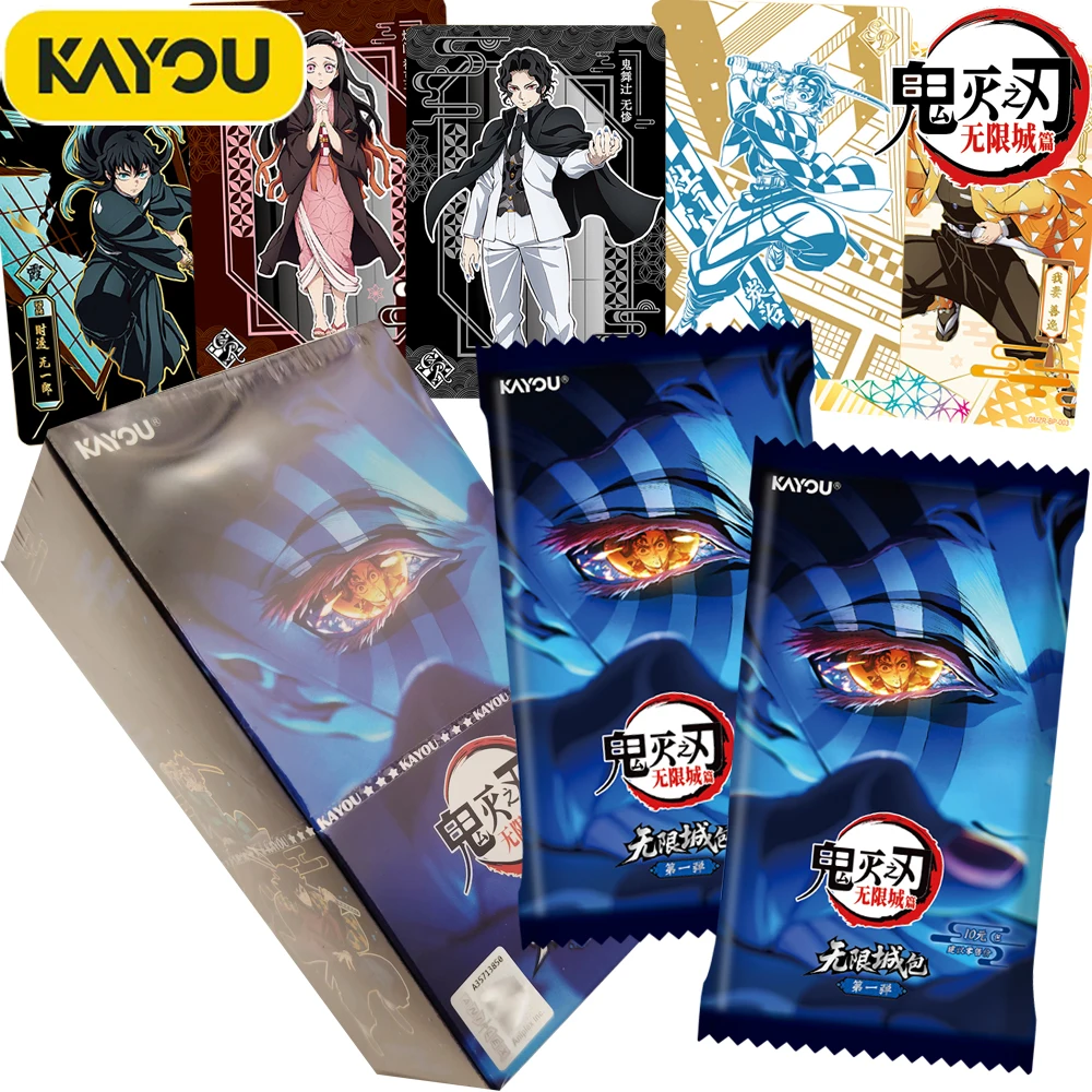 

Kayou Genuine Demon Slayer Game Hobby Collection Cards for Children Kamado Tanjiro Anime Exquisite Exclusive SP Cards Toys Gifts
