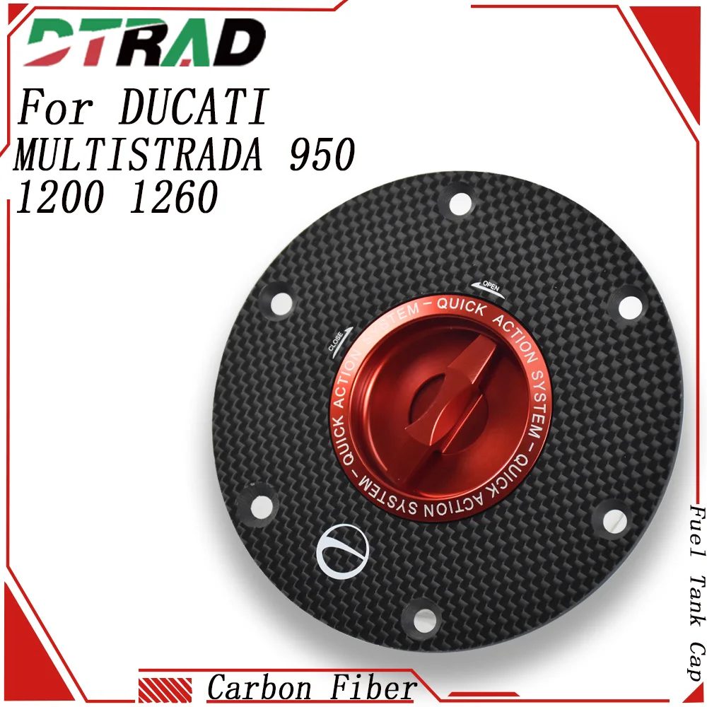 

Для DUCATI MULTISTRADA 950 950S 1200 1200S 1260 1260S мотоциклетная крышка топливного бака из углеродного волокна, быстро открывающаяся крышка для масла и газа