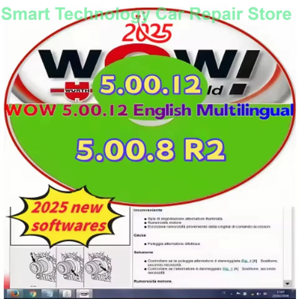 

WOW 2025 Hot sale For V5.00.12 W OW 5.00.8 R2 diagnostics Software with Kengen For Tcs Multi-diagnostic Car Software Repair tool