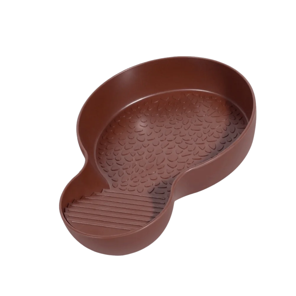 

Wide Mouth Reptile Bathing Pool Non-Slip With Ramp Tortoise Food Bowl Plastic Prevents Spills Turtle Pond Lizard Supplies