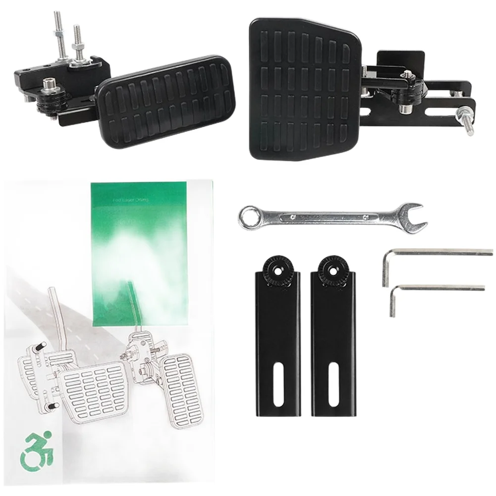 

For Daily Driving Pedal Extender Angle Adjustable Adjustable Length Adjustable Angle Ergonomic Design Metal Plastic Construction