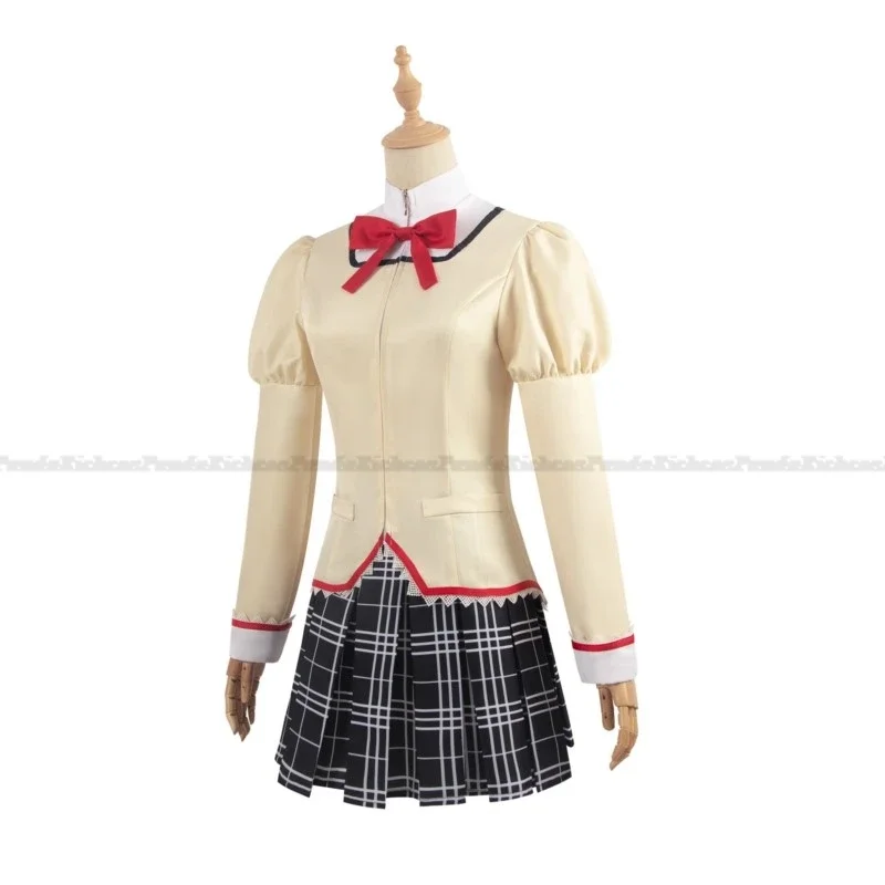 Anime Puella Magi Madoka Magica Kaname Madoka Akemi Homura Tomoe Mami Miki Sayaka Cosplay School Uniform Wig Women Halloween