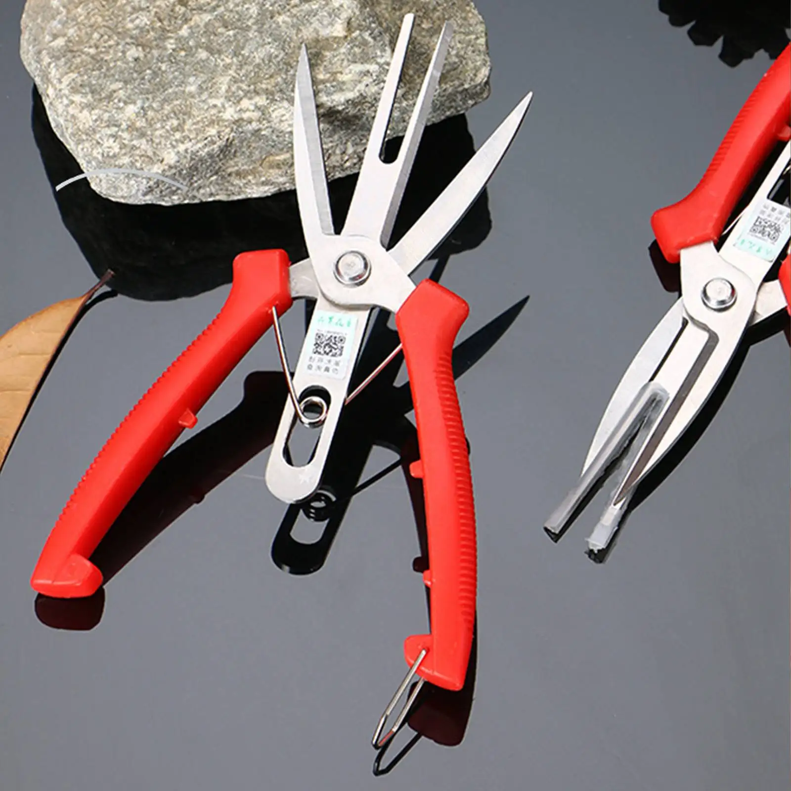 SK5 Carbon Steel Double-Port Fruit and Flower Thinning Shears Garden Pruning Shears Garden Tools 65 (mm) Hand Tools Scissors