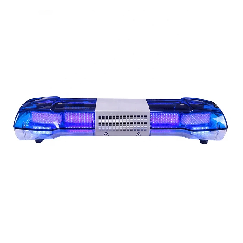 Blue emergency strobe led warning lights with sound horn