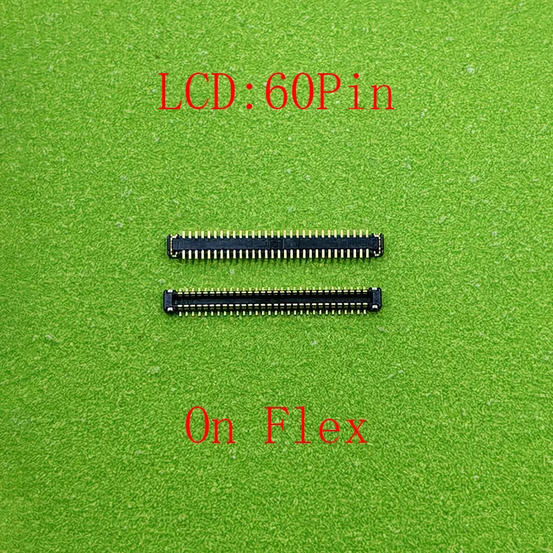 2PCS 34 42 60 Pin LCD Display Touch Digitizer Screen FPC Connector Contact For iPad 6 Air2 IPad6 A1566 A1567 On Motherboard view 6