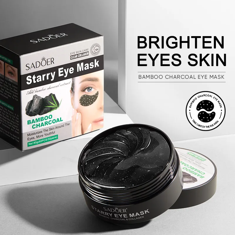 

60pcs SADOER Starry Collagen Eye Mask Anti Dark Circles Remove Eyes Bags Anti-aging Hydrating Firming Eye Patches Eyes Skin Care