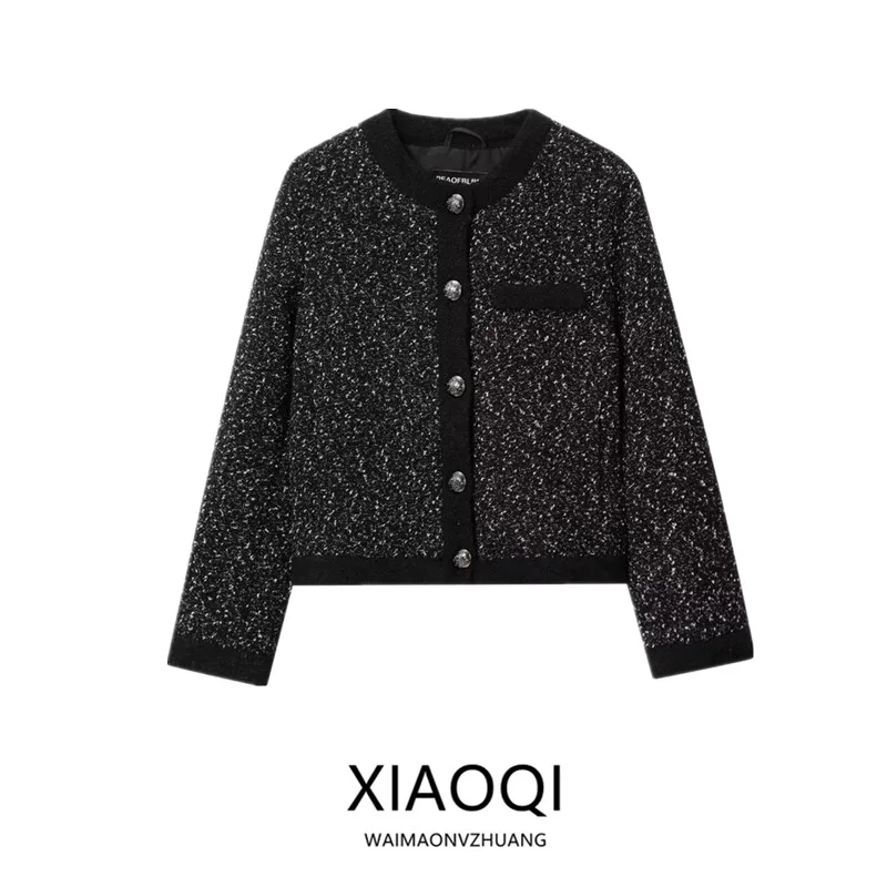 2025 Herbst Neue Sle Damen Texture Sensation Single Button Sle Jaet ort Oberbekleidung für Damen Faionable