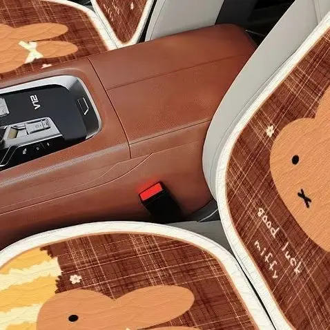 Cartoon Kawaii New Car Seat Cushion Breathable Fabric Suitable for All Seasons Comfortable Soft Easy To Care for Goodlooks Miffy