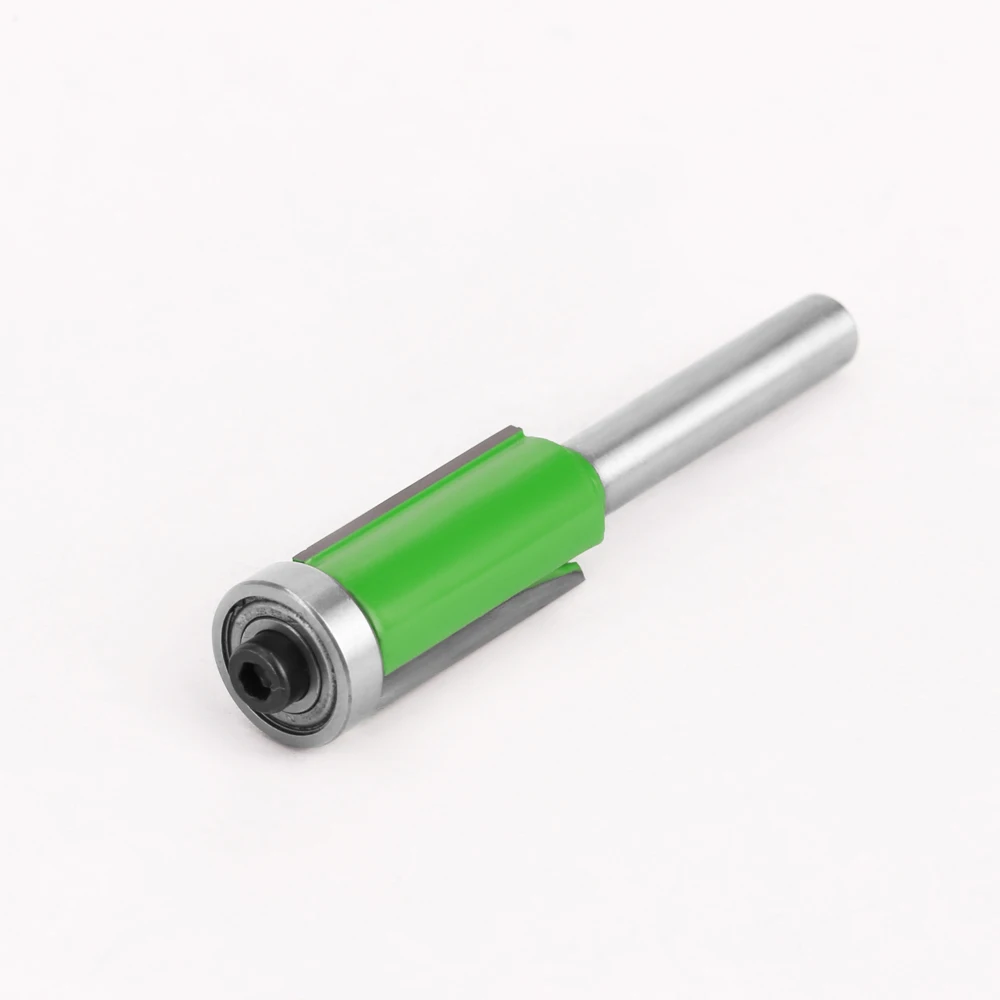 LAVIE 1pc 1/4 pollici gambo 6.35mm punta a filo per fresa per legno con cuscinetto fresa lavorazione del legno MC01029