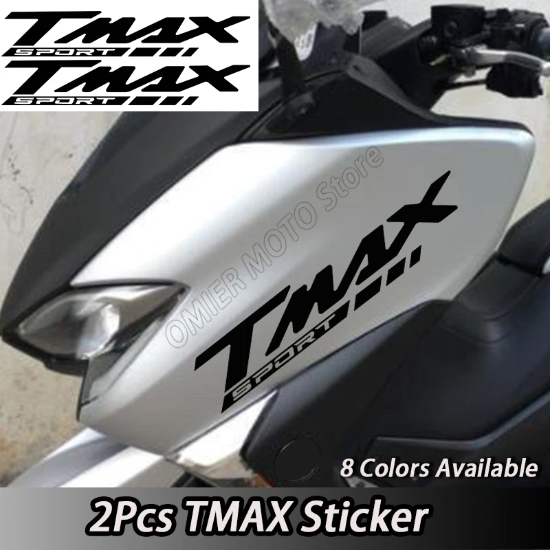 Motorcycle Scooter Stickers TMAX Front Stripe Fairing Decals Waterproof Accessories  For YAMAHA TMAX 530 500 560 Tech MAX 530SX