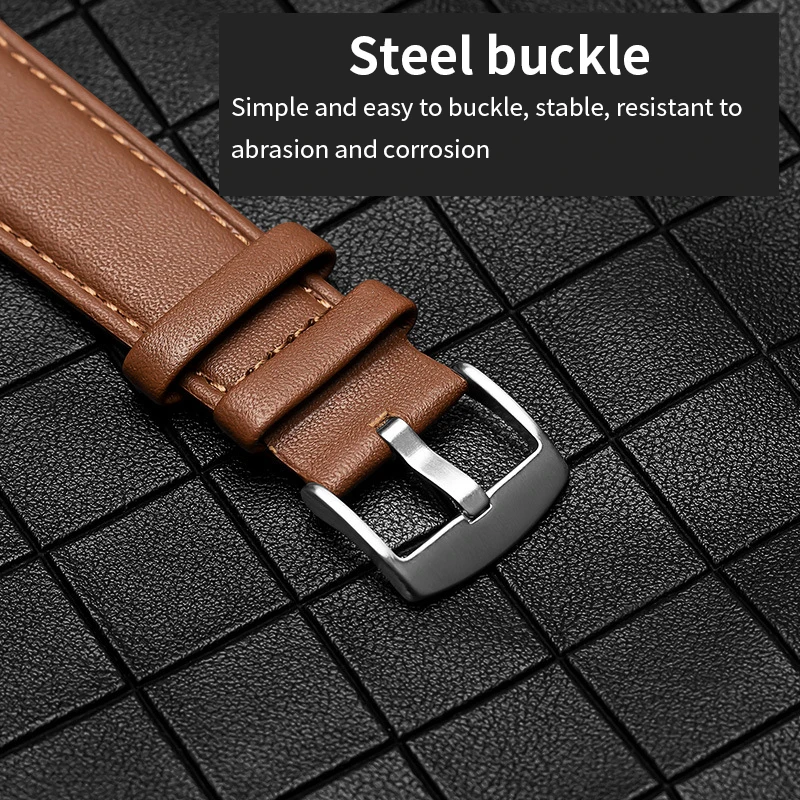 Кожаный ремешок ASLD подходит для часов Huawei