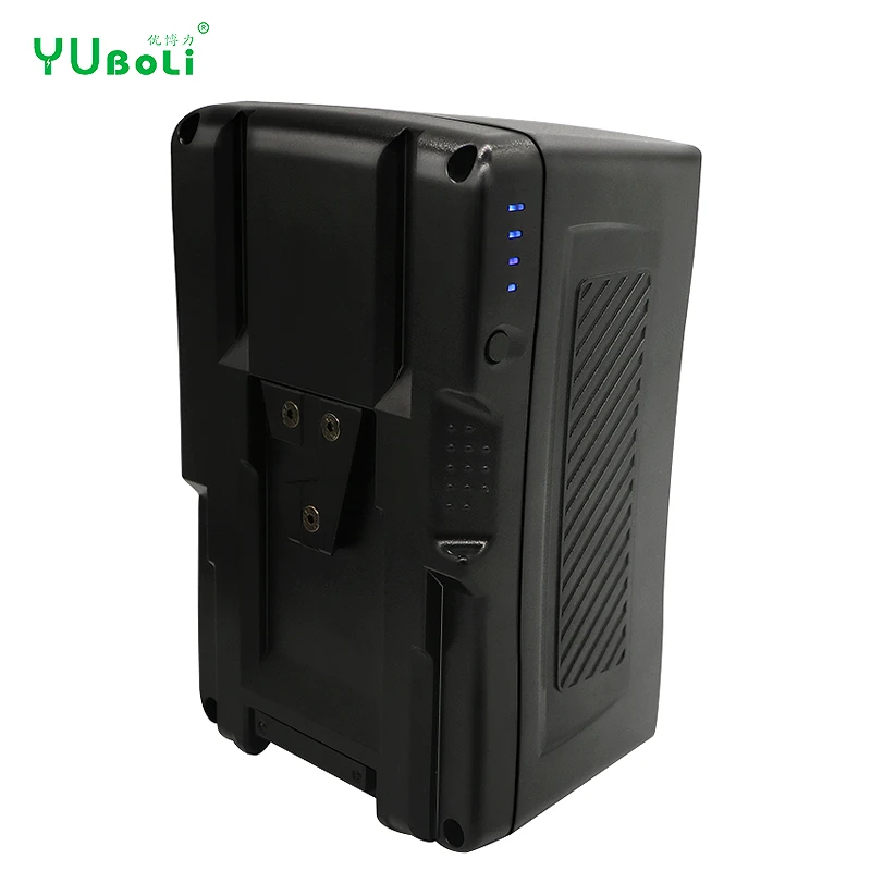 بطارية V-lock لكاميرا الفيديو ، 26 فولت ، 300 وات في الساعة ، من من من من من نوع B ، BP W ، كاميرا فيديو ، بطارية BP ، ضوء فيديو ليد مع منفذ USB