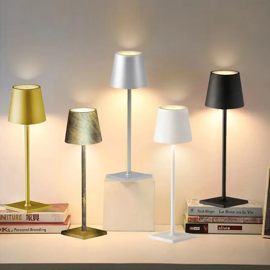 

Светодиодная настольная лампа с сенсорным датчиком, 3-цветный настольный ночник, прикроватный креативный окружающий свет, светодиодная настольная лампа, бар, уличный декоративный светильник