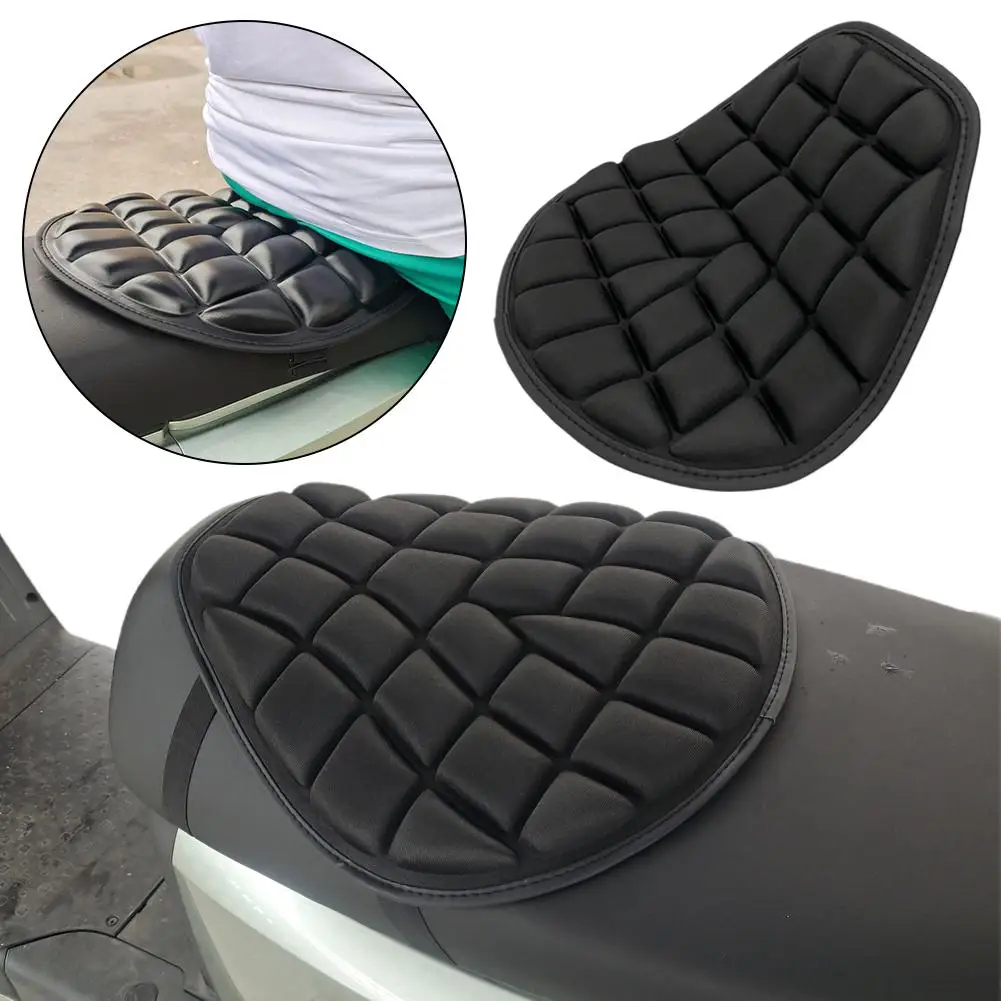 

3D сиденье, подушка для сиденья мотоцикла, противоскользящая солнцезащитная подушка для мотоцикла, удобная подушка для мотоцикла, гелевое сиденье A8N5