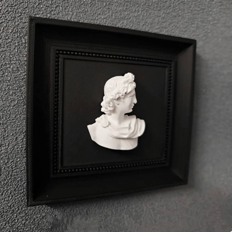 ثلاثية الأبعاد الجص أبولو الفن النحت إطار الصورة الفن اليوناني القديم والأساطير غرفة المعيشة غرفة المكتب جدار أو الجدول الديكور #5