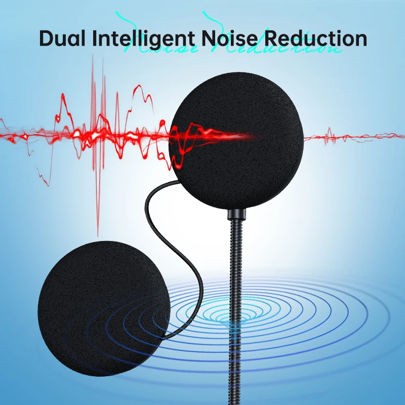 Y2 Motorcycle Riding Helmet Headset Wireless Bluetooth 500m Intercom Smart Noise Reduction Hands-Free Calling 4