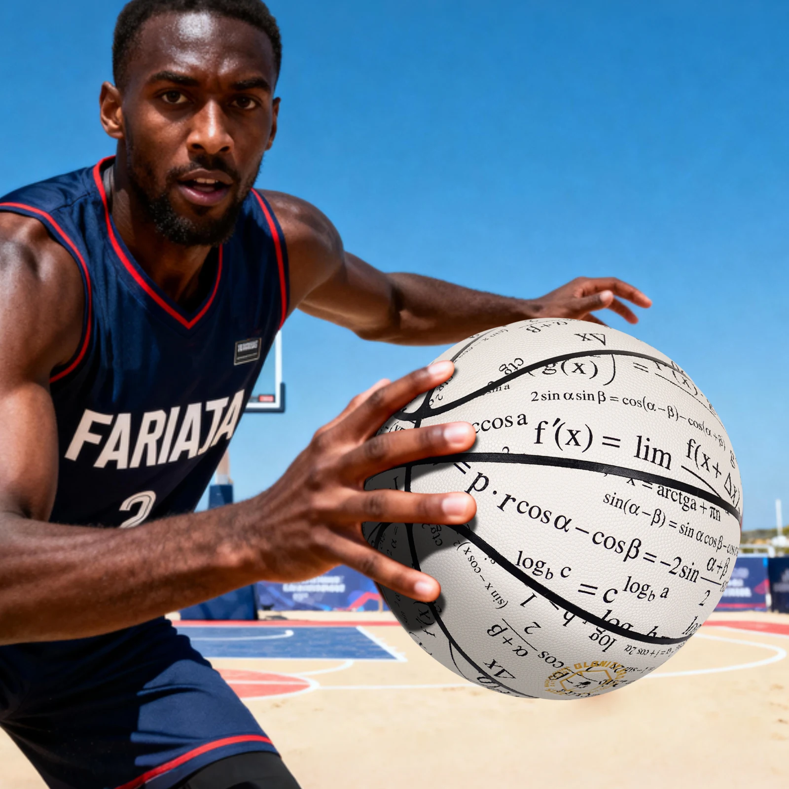 كرة سلة متوهجة في الظلام مقاس 6/7 كرة مضيئة للأطفال والمراهقين والكبار - توهج أزرق للألعاب الخارجية - هدايا عيد ميلاد رياضية ليلية #5