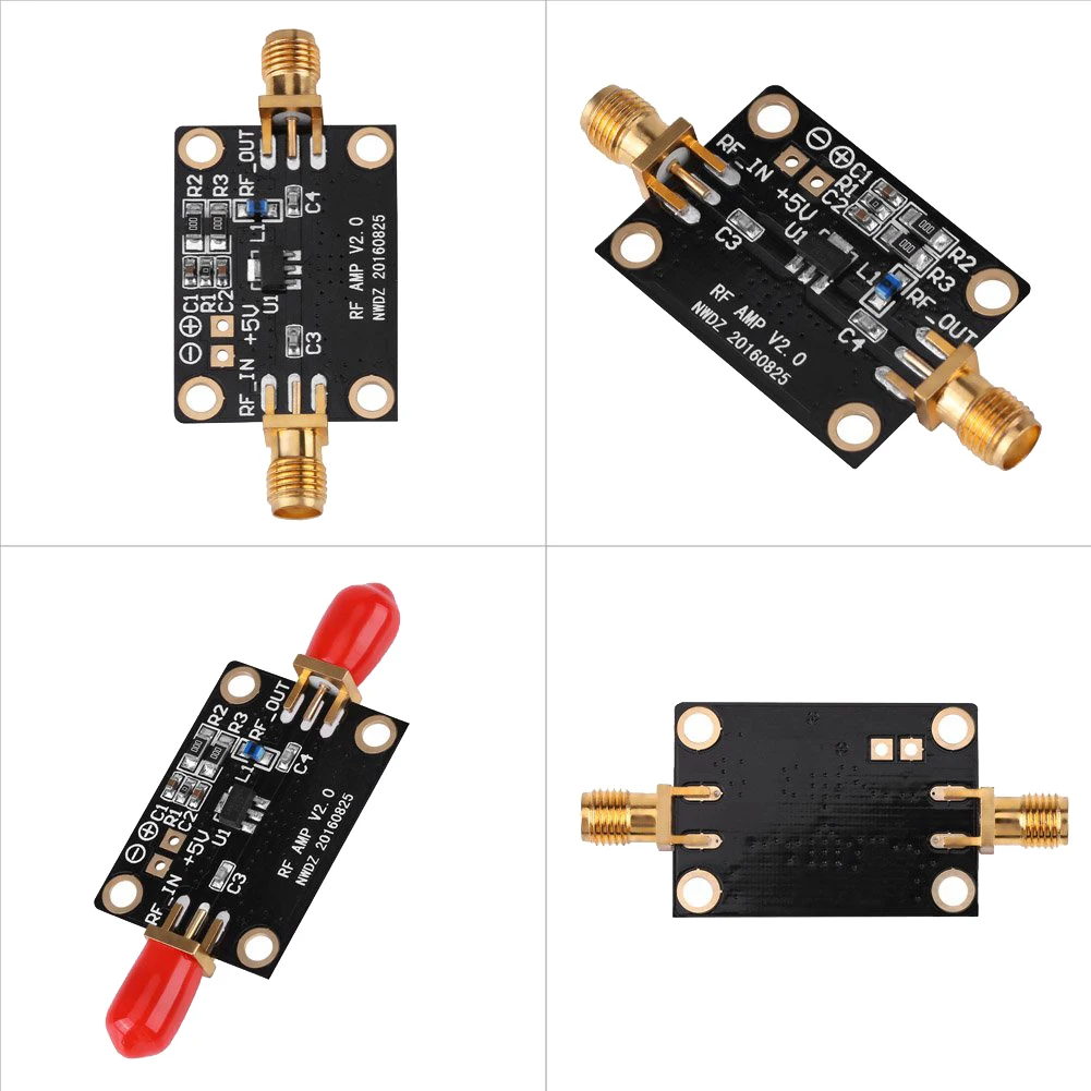 Stylish-5V 20 DB RF Broad Band Low Noise Amplifier Module 0.05-6G High-Linearity High Gain LNA Darlington Amp Board RF FM VHF