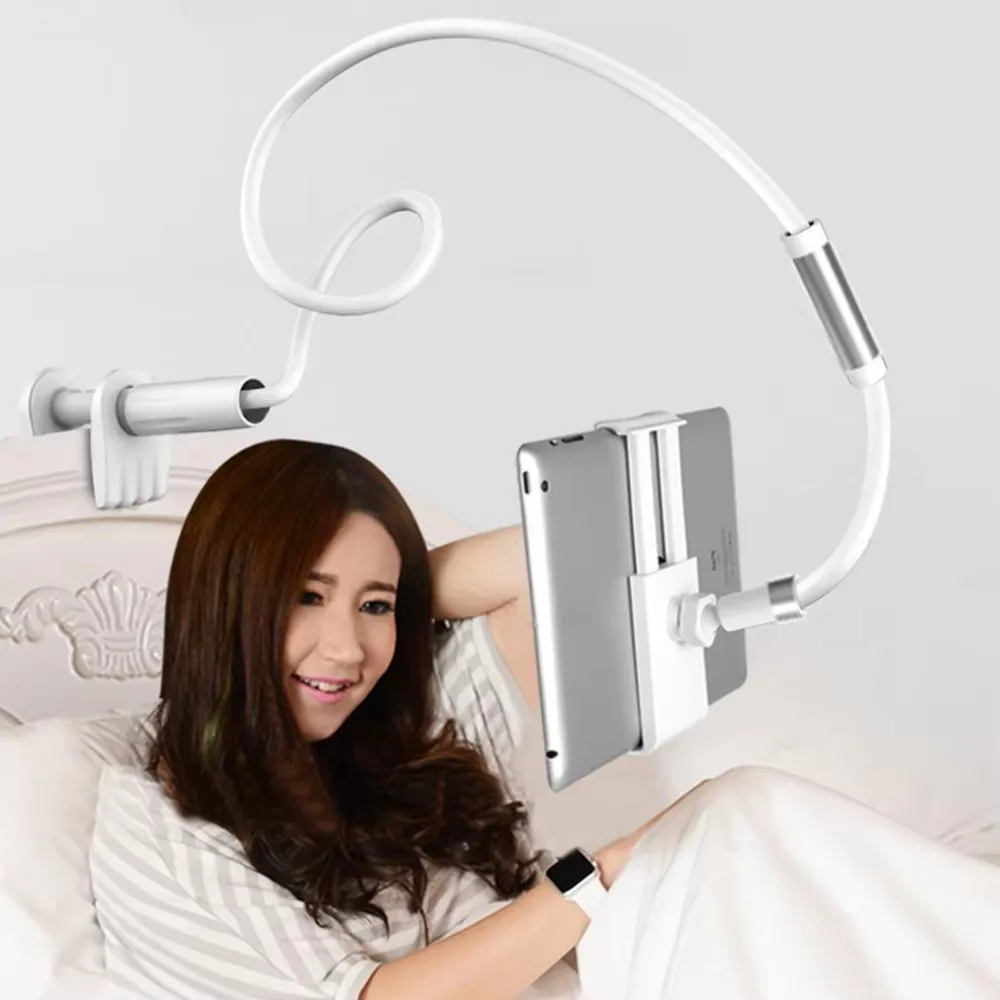 Desktop Phone Tablet Stands 130cm Tablet Holder Adjustable Mount For Tablet 4.0 To 11 inch Bed Tablet PC Stand Metal Support