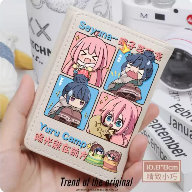 

Anime Virtual Camp Fashion Wallets PU Purse Card Holder Hasp Money Bag Cosplay Gift B1276