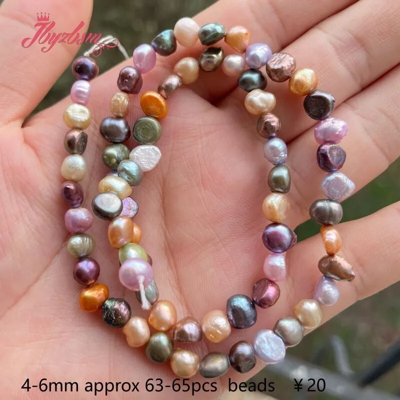 Natural Freshwater Pearl Stone Beads Multicolor Freeform DIY Necklace Bracelat Strand 15 Inch For Jewelry Making Free Shipping