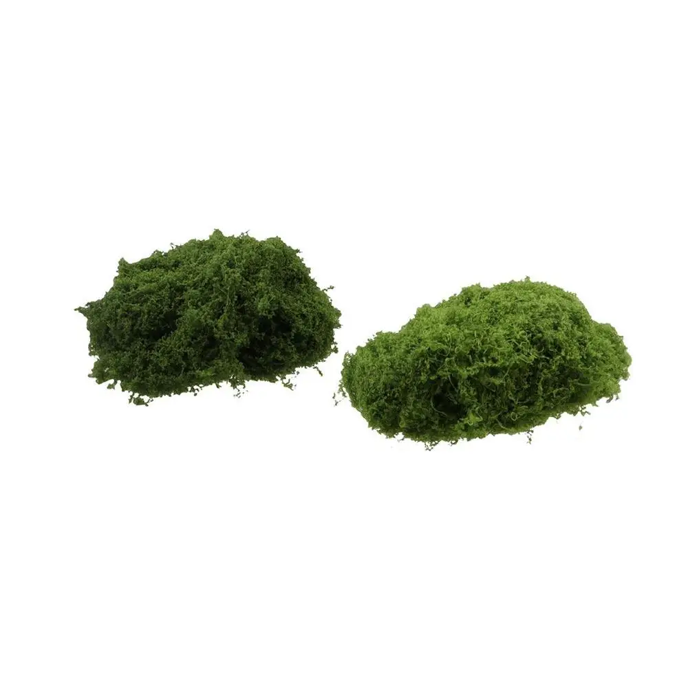 Building Model Material Durable Artificial Filamentous Moss Green DIY Fake Moss Environmental Polyester Moss Grass Home