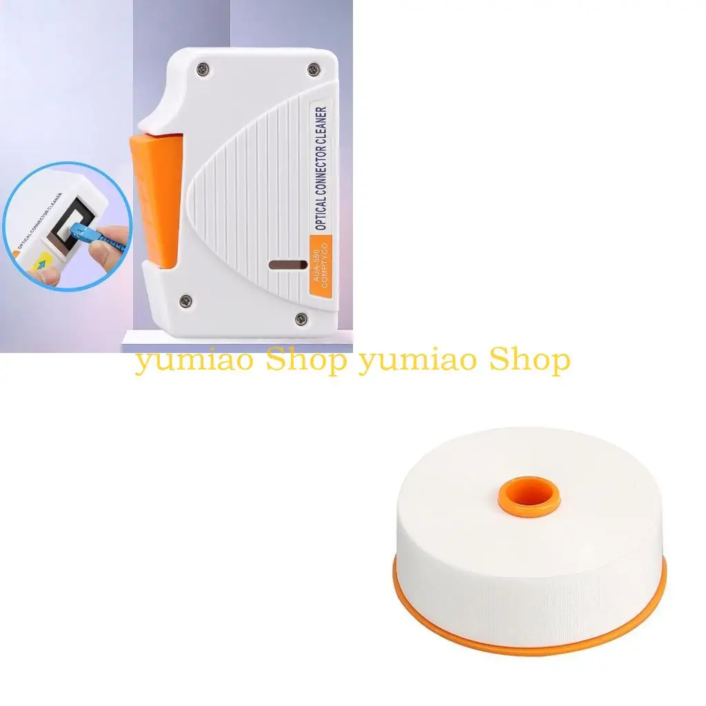 

587B Fiber Cleaning Box AUA550 Cassette Fiber Patch Cord End Face Cleaner