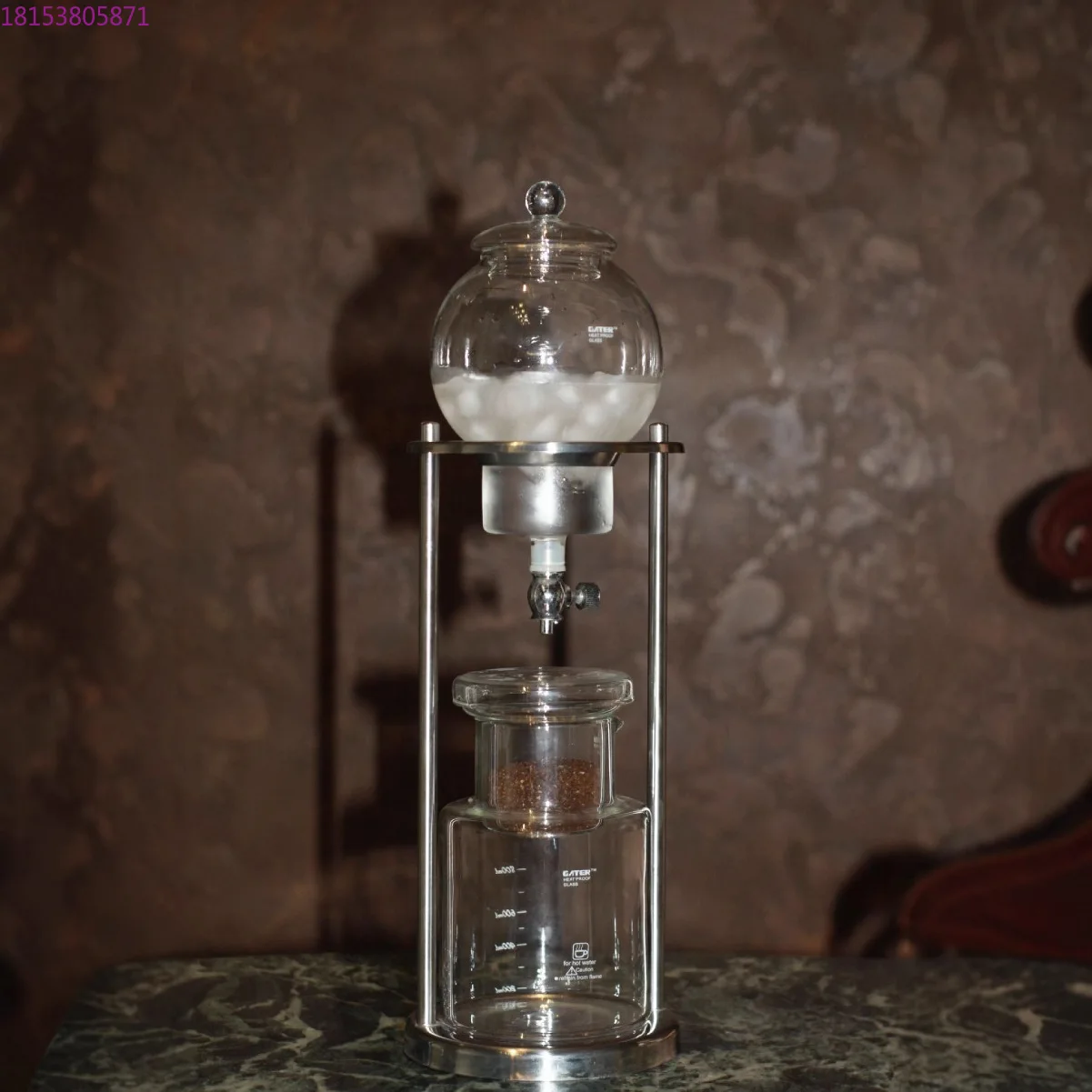 Cold brew drip hand brew, coffee ice drop coffee pot glass extraction pot