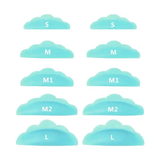 加熱されたまつげエクステ,芸術的な色,シリコンパッチ,特殊なマルチカラーケワイイエッジ,補助ツール,5を設置