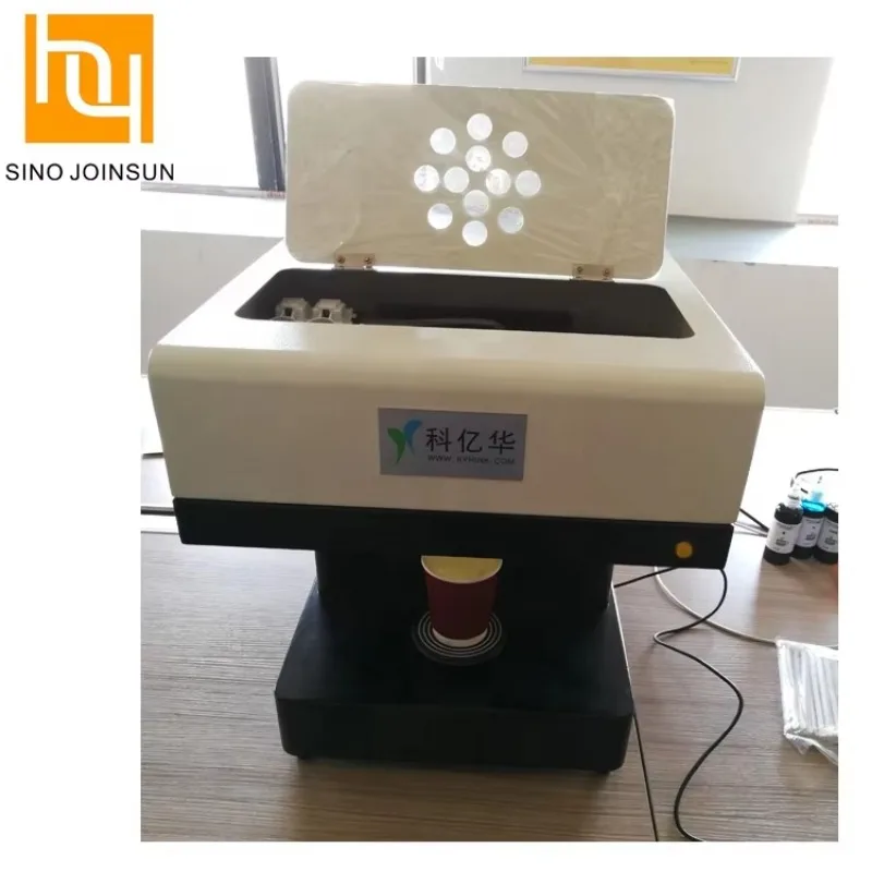 Digital Edible Ink 3D Food Coffee Printer /Latte Art Cappuccino Foam Coffee Printing Machine With Tablet
