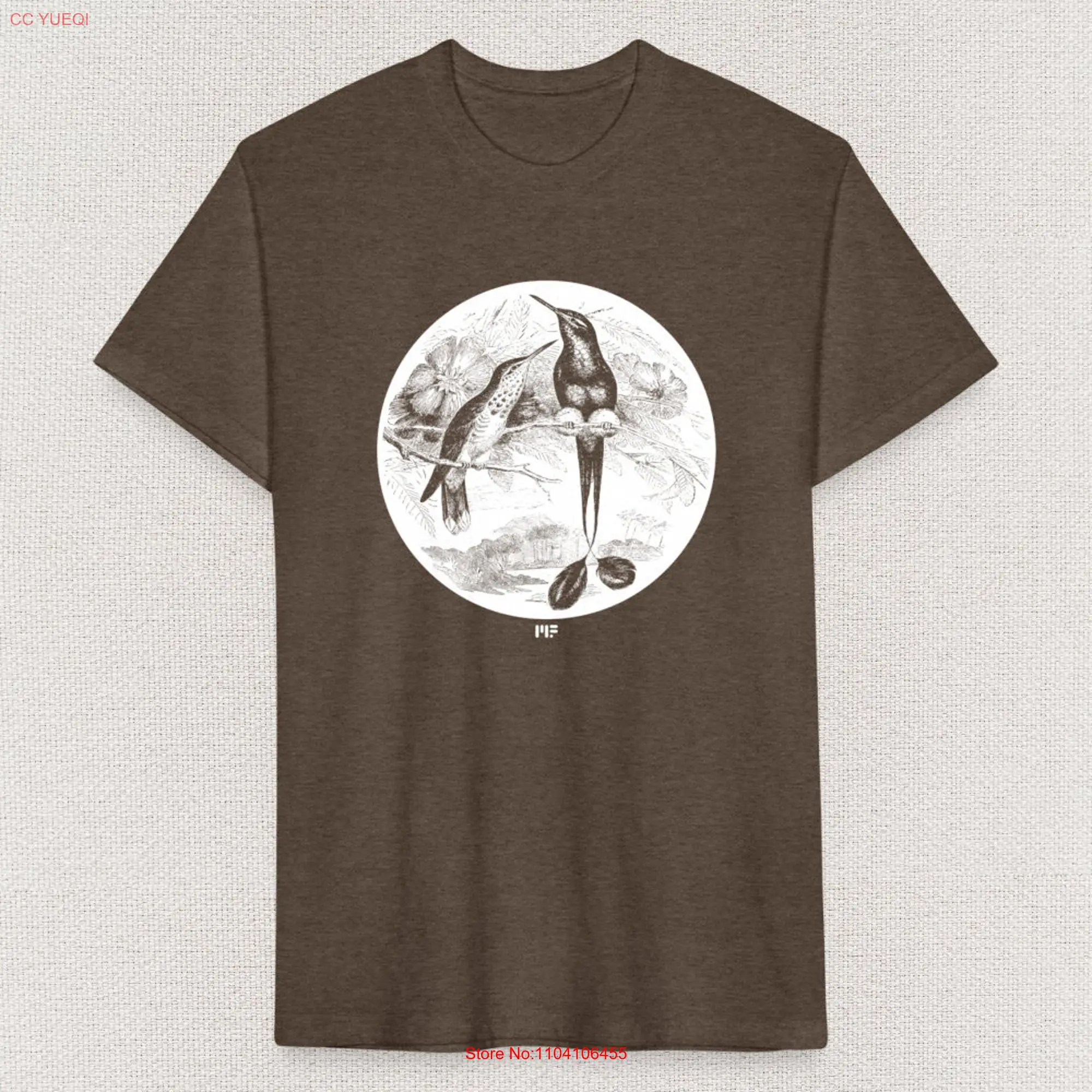 Many Spotted Racket Tailed Hummingbirds T Shirt By Mythical Forces long or short sleeves