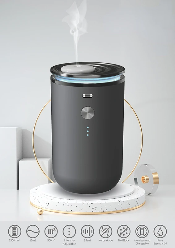 Hete Verkoop Usb Elektrische Auto Parfum Diffuser Groothandel Luchtverfrisser Etherische Olie Aroma Auto Diffuser
