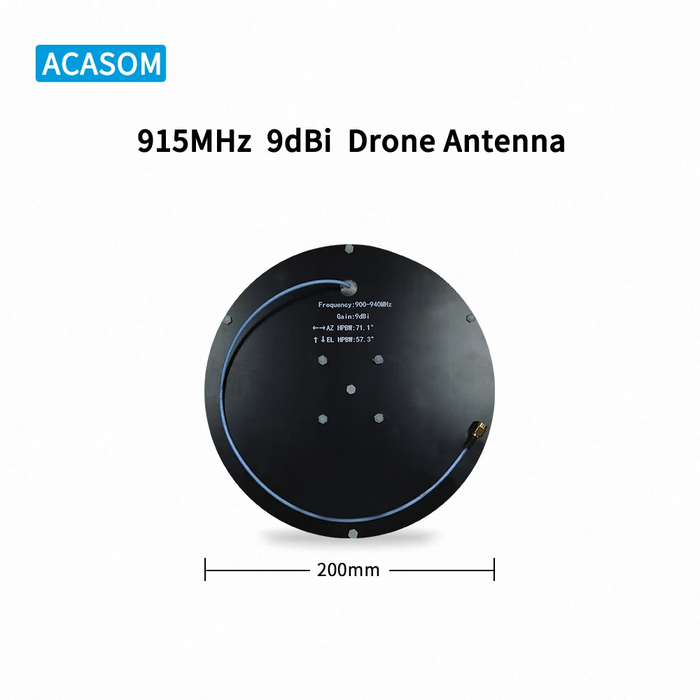 Antena alta do impulsionador do amplificador do ganho de FPV, sentido do zangão, construtor, 915MHz, 900MHz, 928MHz, 940MHz