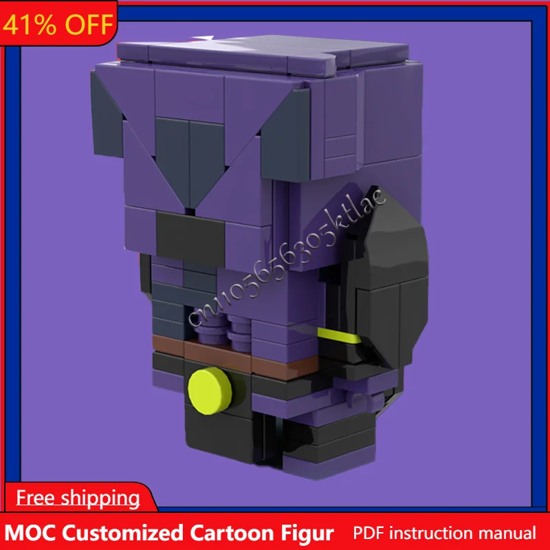 

Набор для сборки 211 деталей MOC: Серия знаменитых игровых персонажей IRyS. Развивающие DIY-игрушки для творческой сборки, подарки для детей, коллекционные модели для демонстрации.