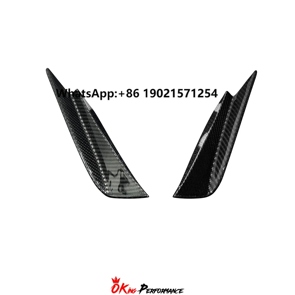 

For Maserati MC20 MSY Style Dry Carbon Fiber Front Canards
