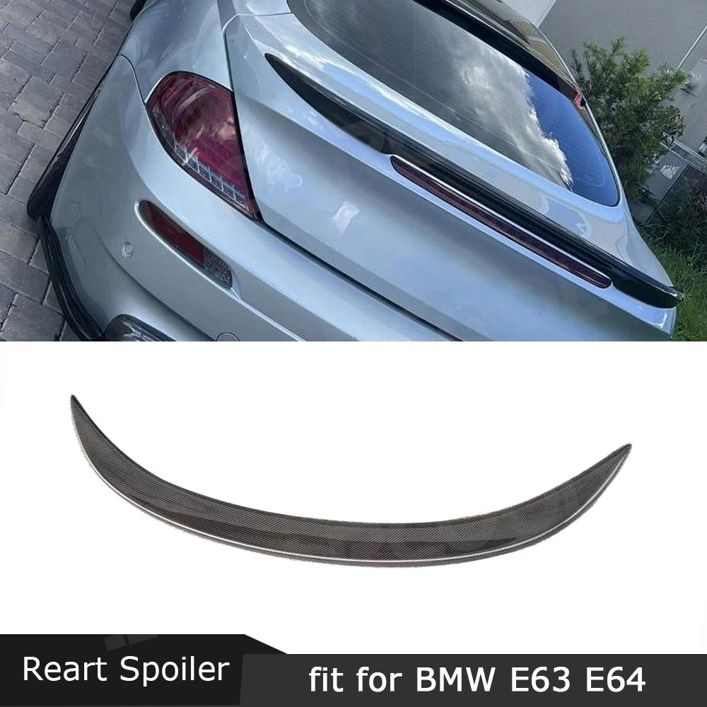 

Rear Trunk Spoiler for BMW 6 Series E63 E64 M6 2006 - 2010 Carbon Fiber Car Boot Duck Spoiler Car Styling Lid Wing