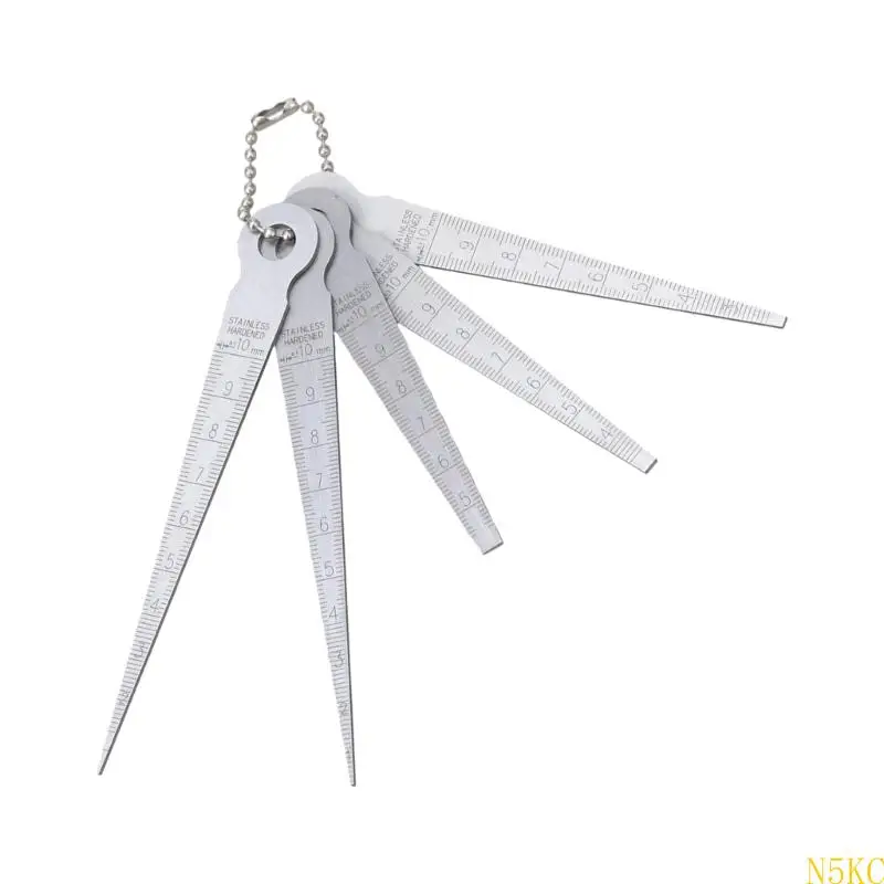

N5KC Precisions Welding Space Measuring Tool Steel Feeler Gauges Set Hole Inspection Tool for Machinery Automotive