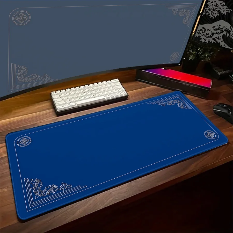 

Pc Blue Mousepad Gaming mats Keyboard Kawaii Anime Mouse Pad Rug Gamer Mousepad XXL Gaming Computer Desk Mats