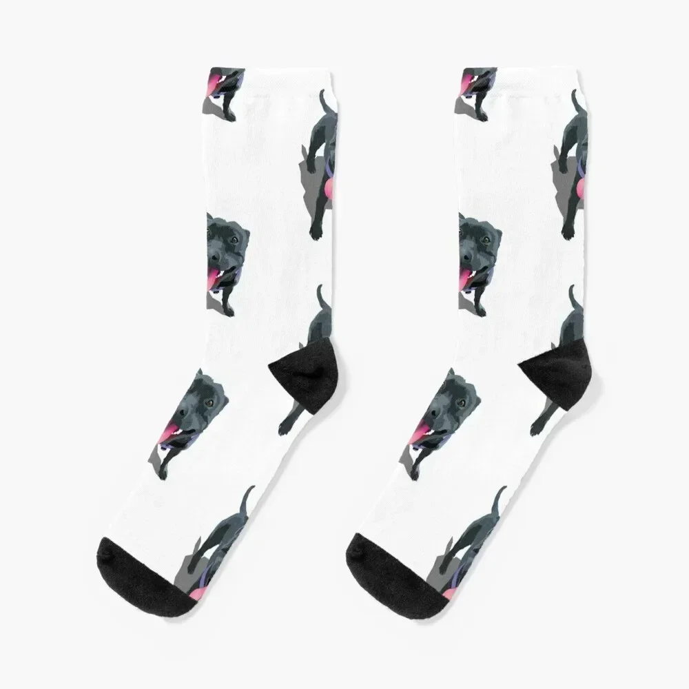 

Staffy Socks soccer anti-slip Novelties sport happy Boy Child Socks Women's