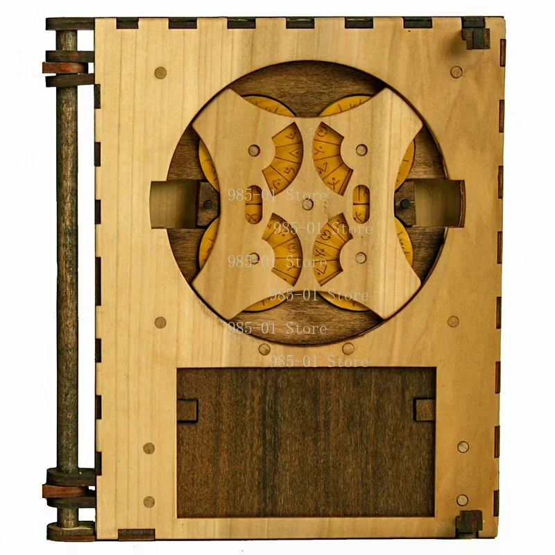 Level 10 High Difficulty Puzzle Box, Hell-Level 3D Assembly Toy, Code Book Mechanism Decryption Game