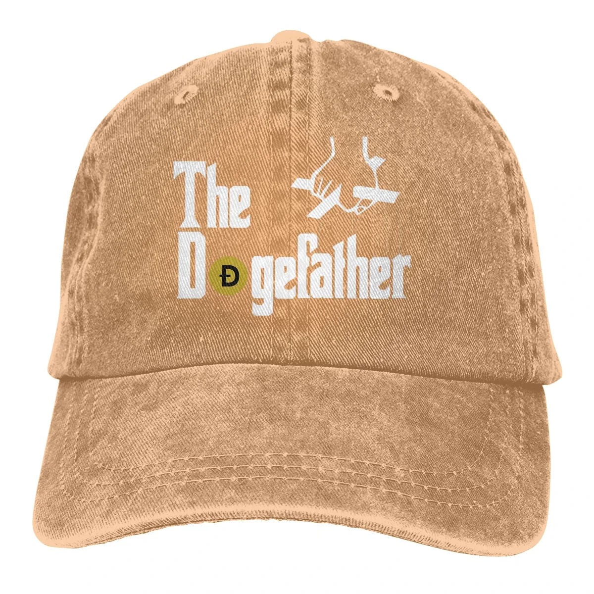 قبعة بيسبول يد من Dogefather للرجال والنساء ، إيلون ، مسك ، ألوان مضحكة ، قبعات Snapback للصيف