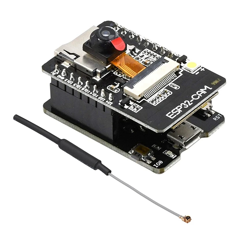 

4X Wifi Bluetooth Board ESP32-CAM-MB Micro-USB To Serial Port CH340G With OV2640 Camera Module Mode ,With 2.4G Antenna