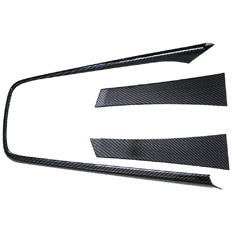 

Car Carbon Fiber Console Gear Shift And Central Control Decorative Frame Cover Trim Accessories For Cayenne 2018-2019