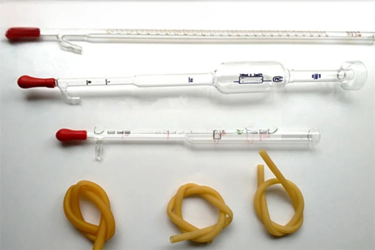 Gas-Phase Soap Film Flowmeter Chromatography Accessories Glass Flowmeter 50ml Soap Film Flowmeter 25mL Gas