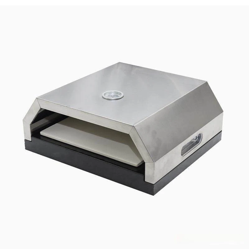 Stainless Steel Pizza Oven with Pizza Stone Bread Baking Oven Portable Pizza Oven