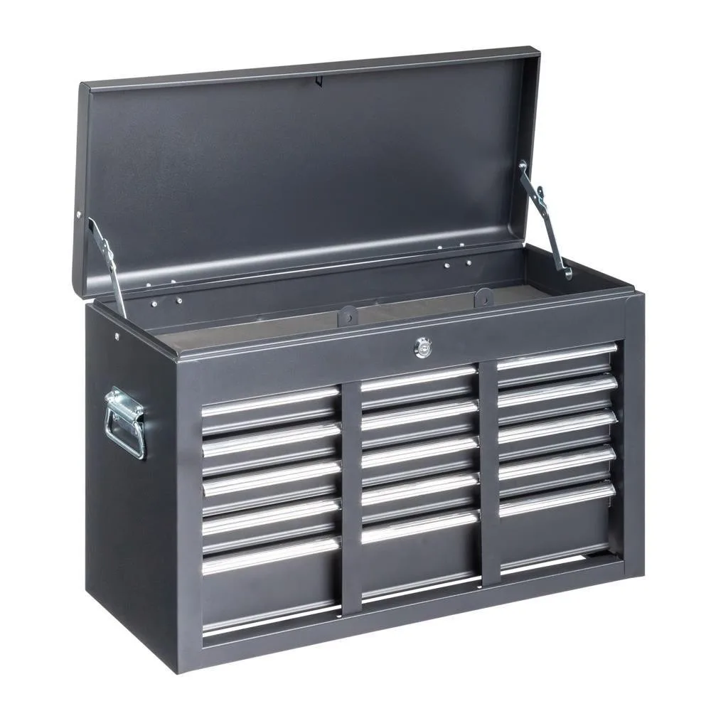23.8" Tool Chest Steel Tool Storage Box with 5 Drawers & Locking System & Keys