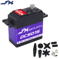 JX DC6015 15kg Aluminium Shell Metal Gear Core Digital Standard Standard Angle Servos for RC Drone 1/8 1/10 Car